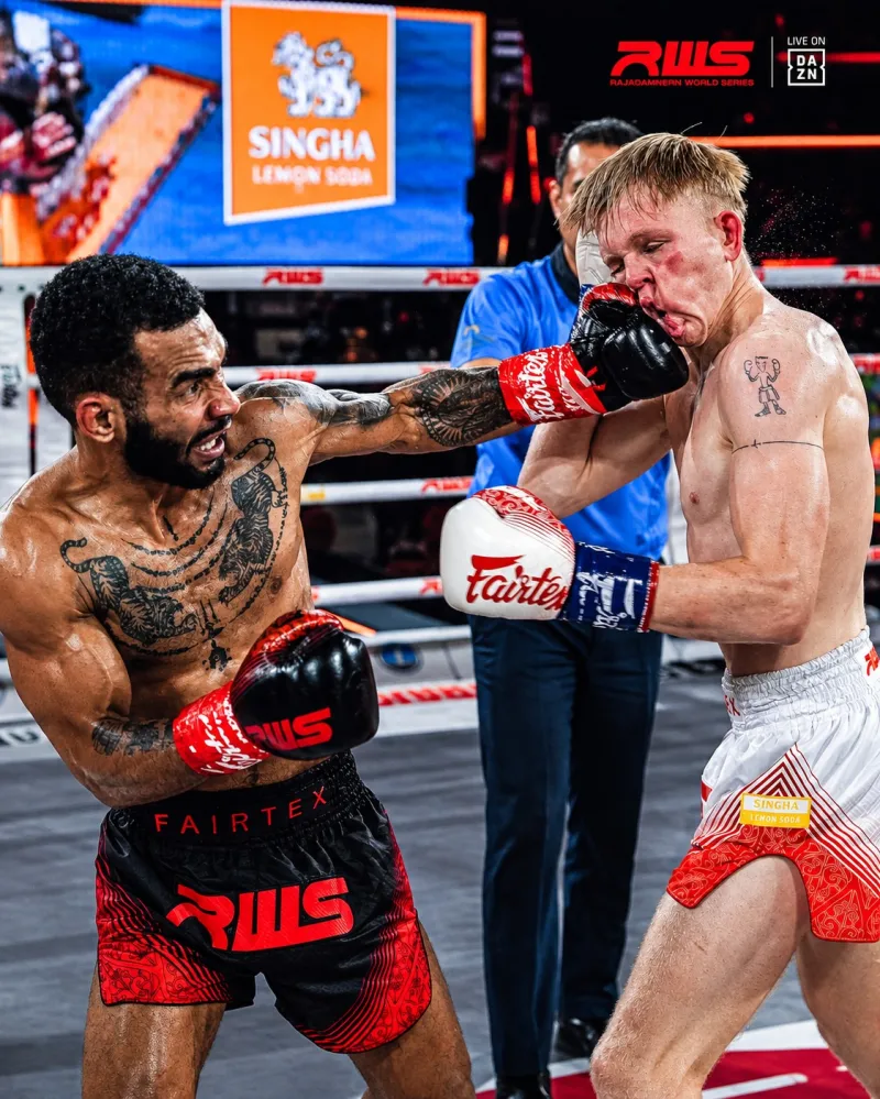 Neimar Almeida vence na estreia no RWS, na Tailândia
