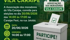 Associação dos Moradores da Vila Caraípe convoca comunidade para eleição neste sábado