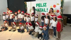 Cantata de Natal emociona comunidade da EMEI Gelson Oliveira Costa