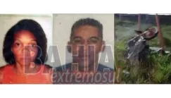 Casal morre após motocicleta ser atingida por veículo na BA-290