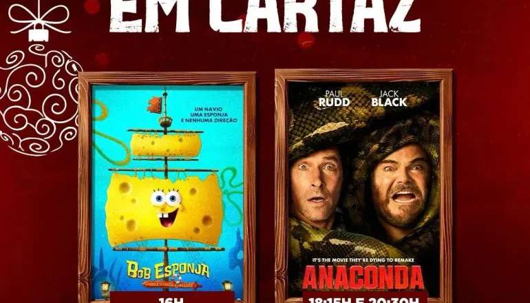 Cine Teixeira divulga programação especial de Natal com opções para toda a família