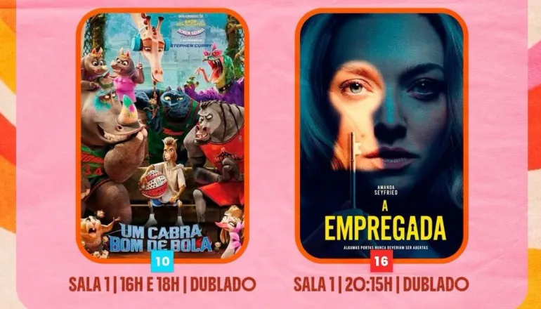 Cine Teixeira renova programação com animação e suspense em cartaz nesta semana