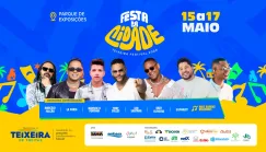 Contagem regressiva: Teixeira Festival 2026 começa amanhã com grandes atrações e estrutura inédita