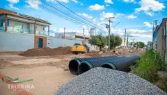 Drenagem avança no bairro Ouro Verde