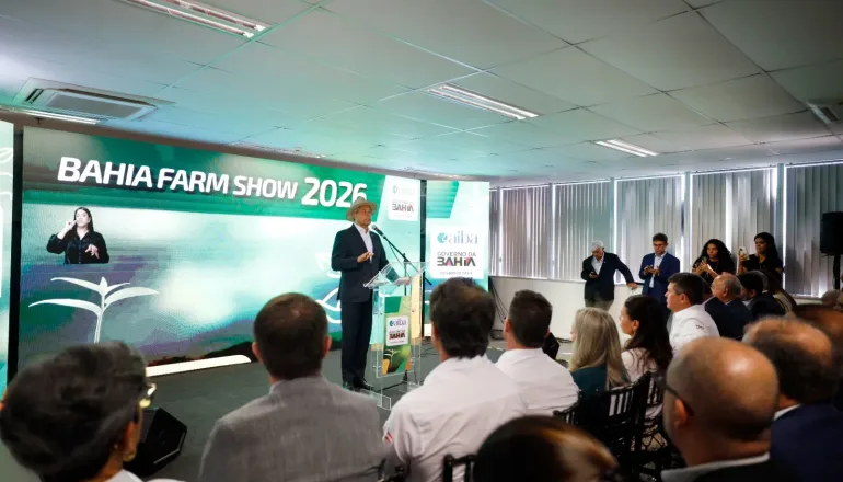 Governo do Estado destaca crescimento do agronegócio durante lançamento da Bahia Farm Show 2026