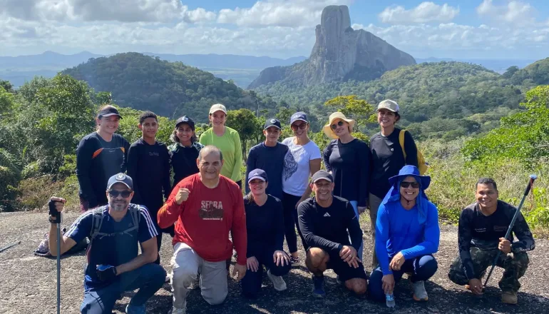 Montanhistas buscam aventura no monte Serra Grande, em Itamaraju