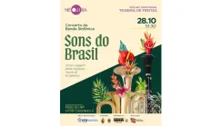 NEOJIBA de Teixeira de Freitas realizará no Auditório da UFSB Campus II, o Concerto Sons do Brasil da Banda Sinfônica