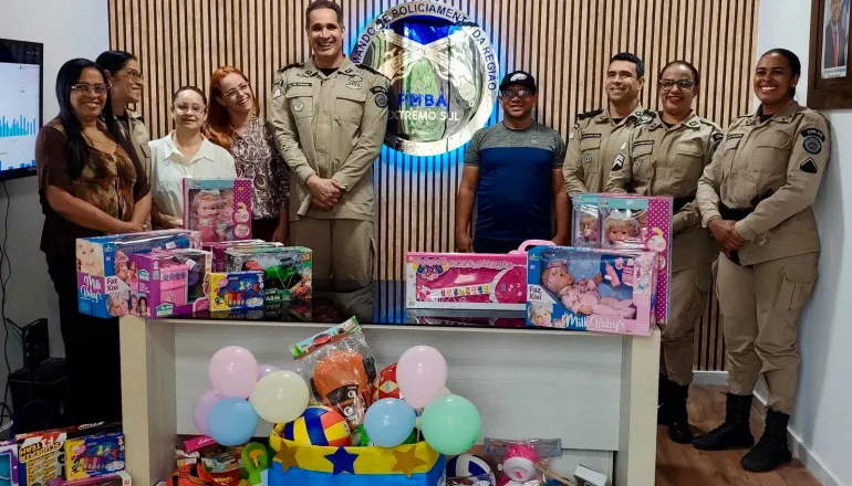 Polícia Militar da Bahia prepara a 15ª edição do Projeto “Faça Uma Criança Sorrir” em Teixeira de Freitas