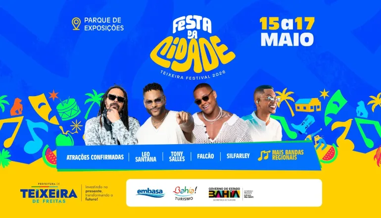 Prefeitura lança Festa da Cidade – Teixeira Festival 2026