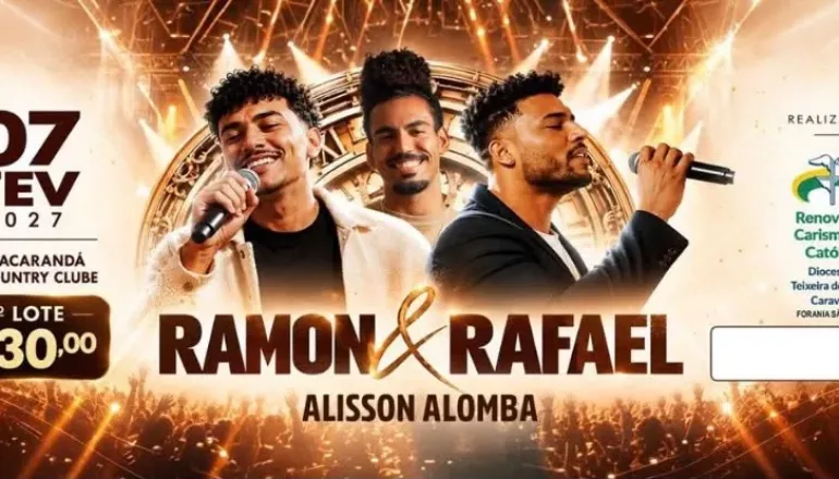 Rebanhão de Carnaval 2027 terá shows de Ramon & Rafael e Alisson Alomba em Teixeira de Freitas