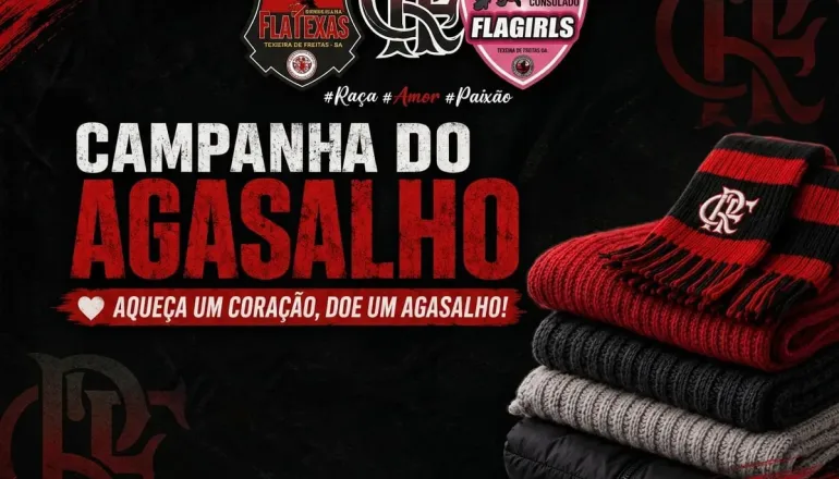 Solidariedade rubro-negra: Flatexas e Flagirls lançam Campanha do Agasalho