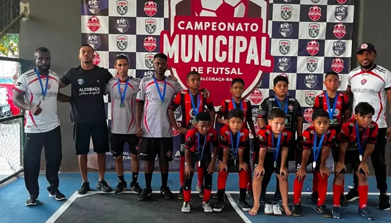 Sucesso marca a realização da 1ª Copa Interestadual de Futsal Infantil de Alcobaça 2026