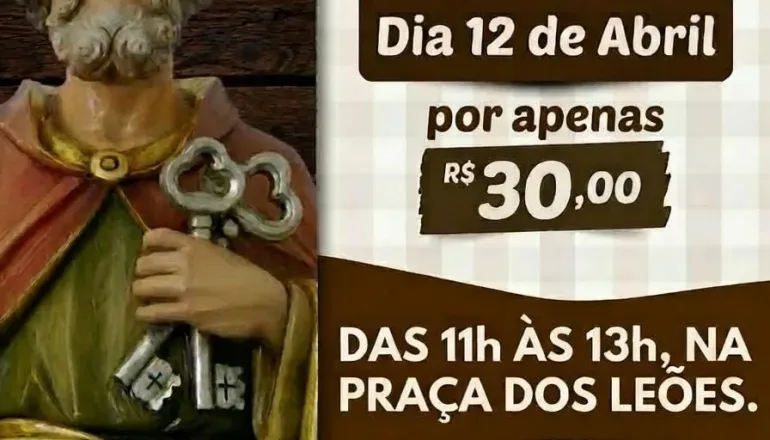Teixeira: Paróquia São Pedro organiza feijoada para promover melhorias em sua estrutura